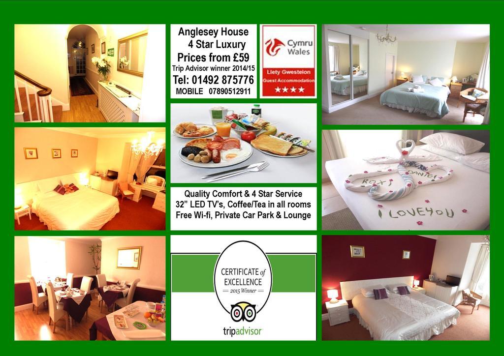 Anglesey House Bed and Breakfast Llandudno Exterior foto